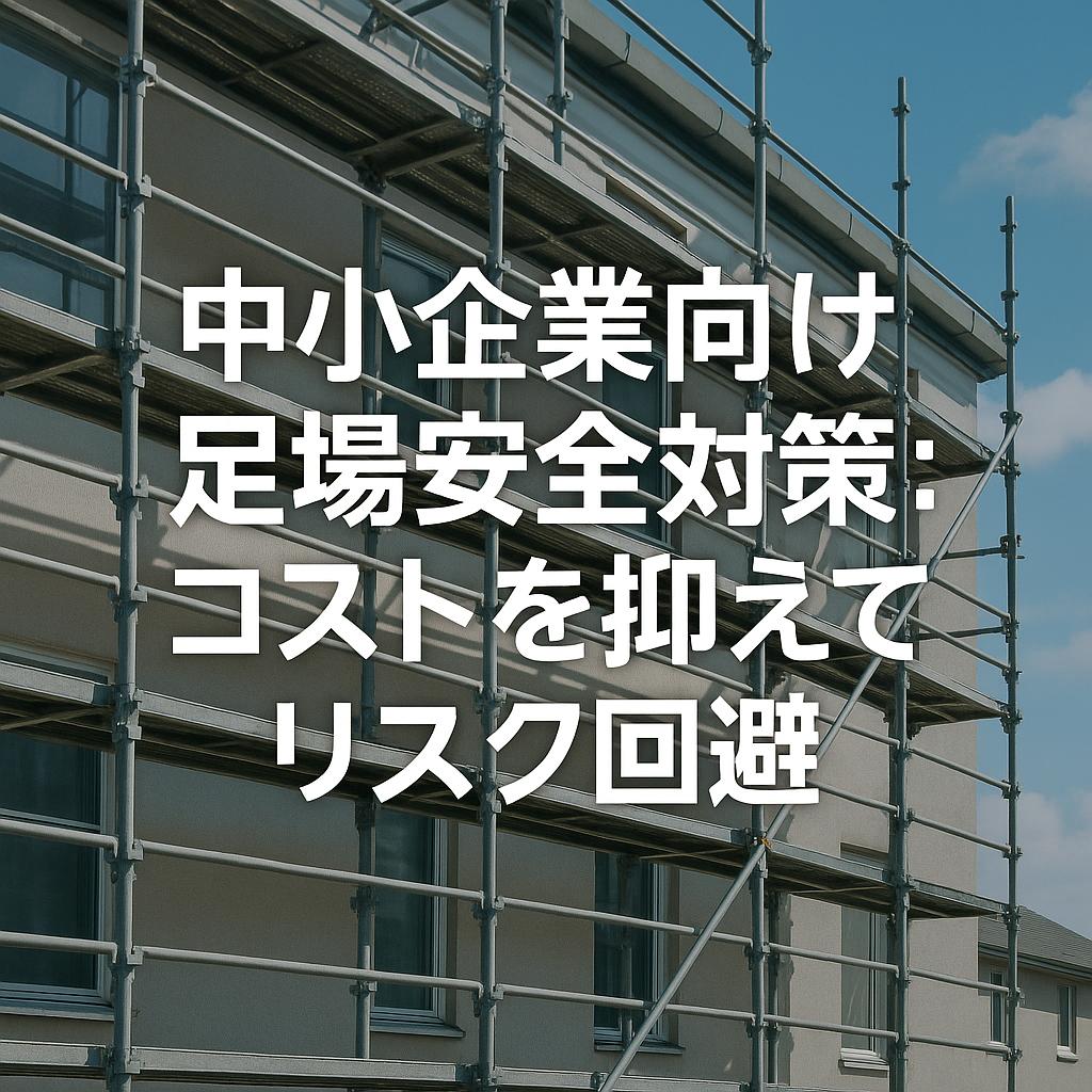 中小企業向け足場安全対策:コストを抑えてリスク回避